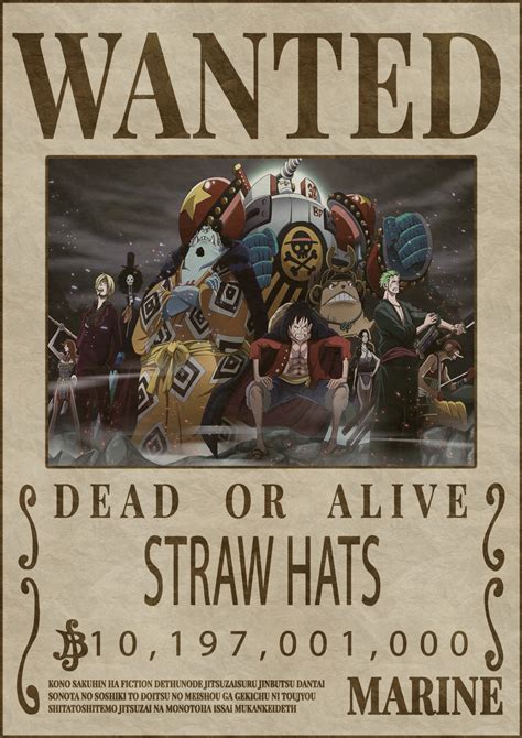 The (Not So) Definitive Straw Hats Bounties After Wano (More Pictures ...