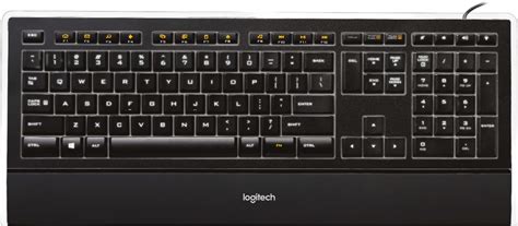 Logitech K740 Illuminated Keyboard Black 920-000914 - Best Buy