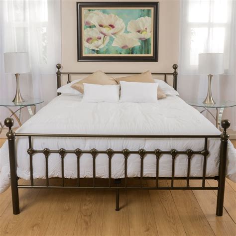 Keswick Metal Bed | Gold bed frame, Gold bed, Iron bed frame