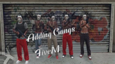 FiveM: How to add gangs to your gang server - YouTube