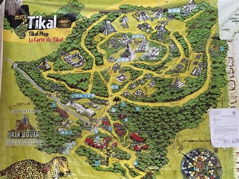 Tikal National Park Map | Cities And Towns Map