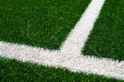 Green Artificial Grass Turf Soccer Football Field