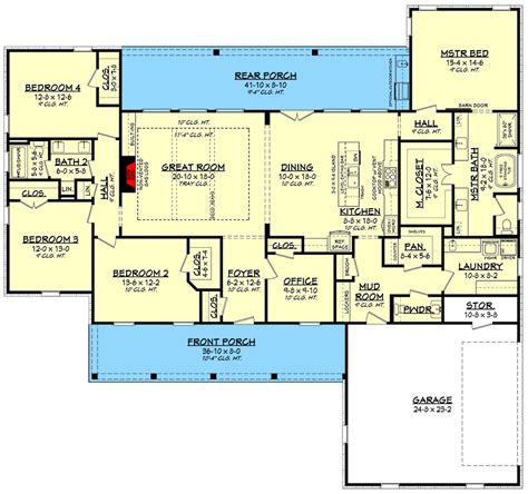 Good Modern Farmhouse Floor Plans 4 Bedroom Best – New Home Floor Plans