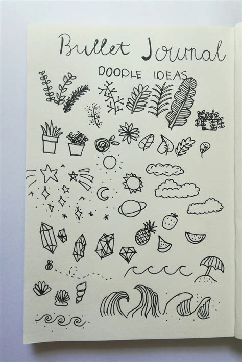 Doodle Ideas Bullet Journal - WICOMAIL