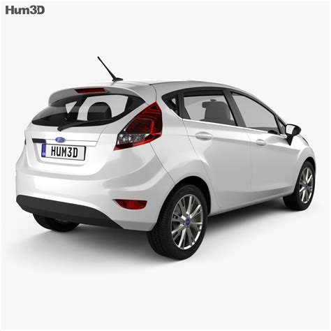 Ford Fiesta hatchback 5-door (EU) 2016 3D model - Vehicles on Hum3D