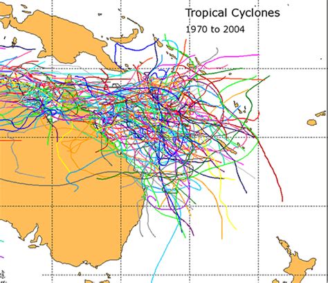 Australian Cyclone Map