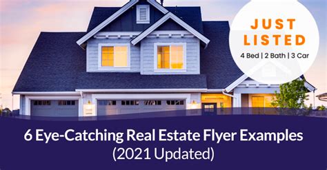 6 Eye-Catching Real Estate Flyer Examples (2021 Updated)