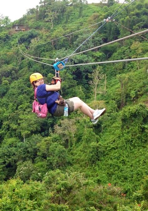 One of the longest zip lines adventure. This is in Orocovis, PR ...