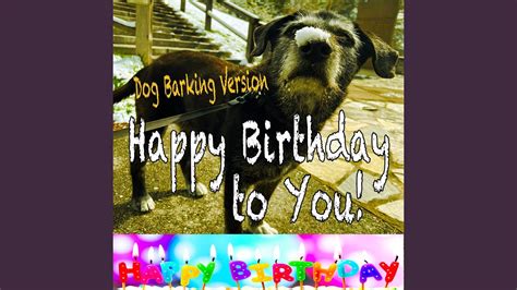 Happy Birthday to You (Dog Barking Version) - YouTube