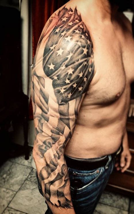 115 Patriotic American Flag Tattoos You Must See - Tattoo Me Now