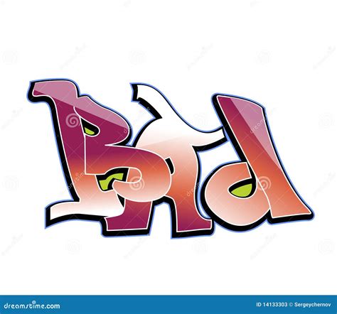 Graffiti Art Design, Bad Stock Photos - Image: 14133303