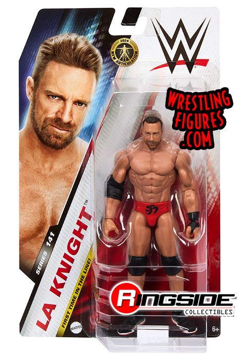 LA Knight (Red) - WWE Series 141 WWE Toy Wrestling Action Figure by Mattel!