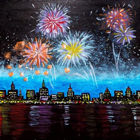 Firework Painting Inspiration