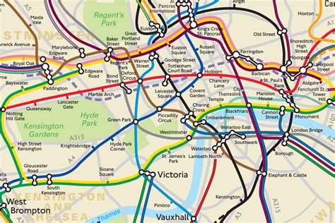 London Tube map shows the real distance between stations | London ...