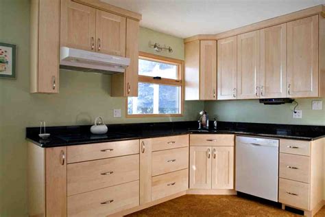 Natural Maple Kitchen Cabinets - Home Furniture Design