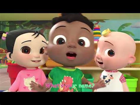 Hello Song _ CoComelon Nursery Rhymes . - YouTube