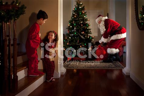 Visit From Santa Claus Stock Photo | Royalty-Free | FreeImages