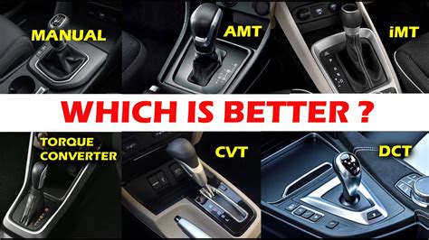 MANUAL vs AMT vs iMT vs TORQUE CONVERTER vs CVT vs DCT 😍 Which you ...