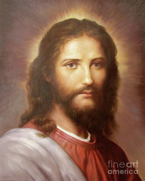 Portrait of Jesus Christ Painting by Nicholas Hodgson - Fine Art America