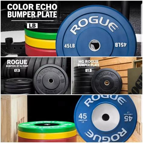 *NEW* Rogue Fitness Bumpers Bumper Plates Echo Color Competition HG Hi ...