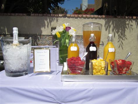 Mimosa Bar! | Mimosa bar, Table decorations, Mimosa