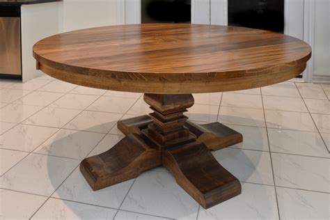 Built in Canada Solid Wood Round Table » Anne-Quinn Furniture