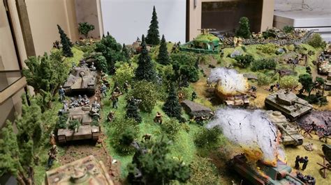 A ww2 Battle of Kursk diorama