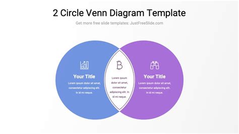 Free 2 Circle Venn Diagram PPT and Google Slides Template