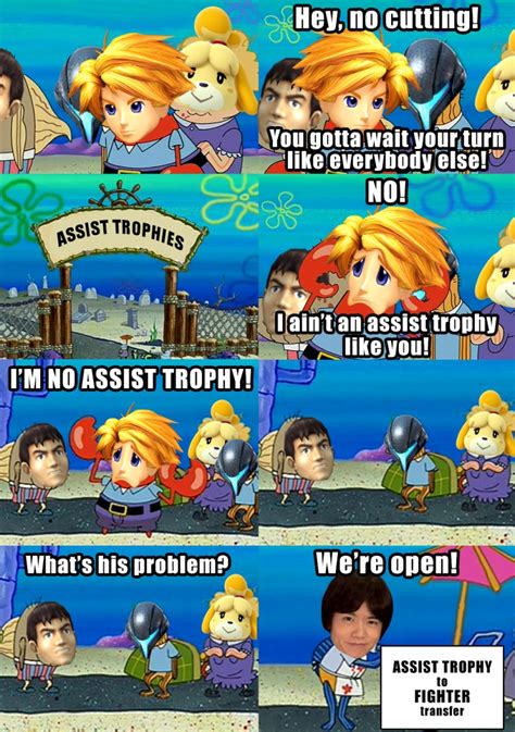 Smash Ultimate Meme 26 - No Assist trophy by Fonzzz002 on DeviantArt