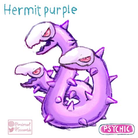 Leroleroart on Twitter: "2- Hermit Purple. https://t.co/0wNMrZBMwL ...