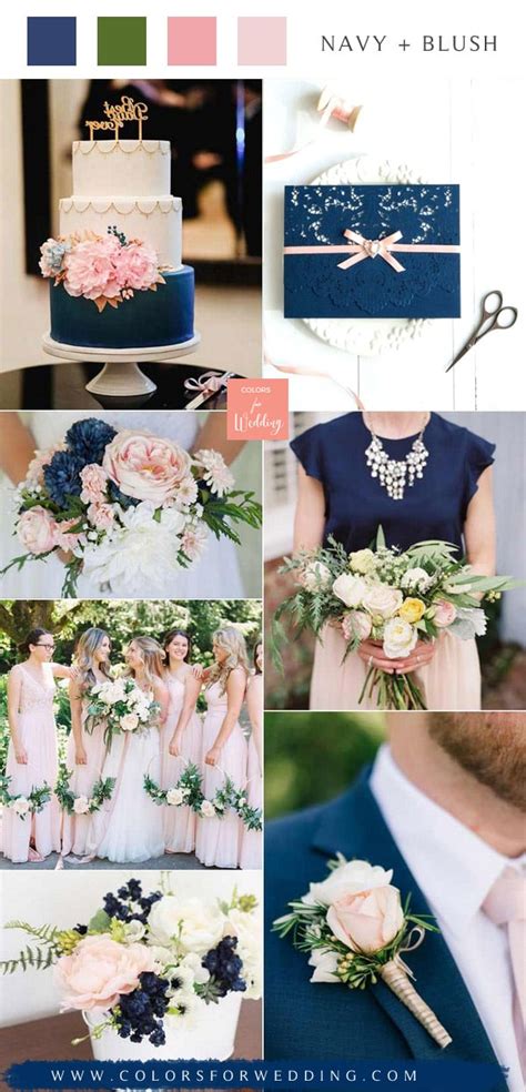 Navy Blue And Blush Wedding Color Palette | lupon.gov.ph