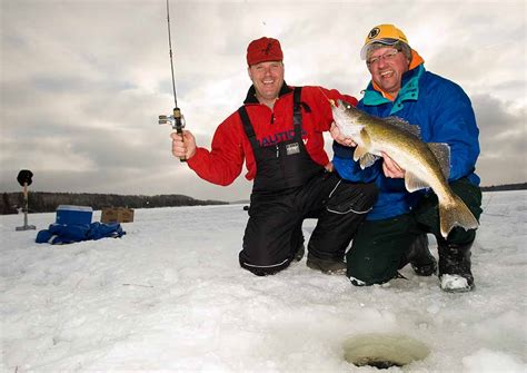 Ice Fishing in Northern Ontario - Algoma Country