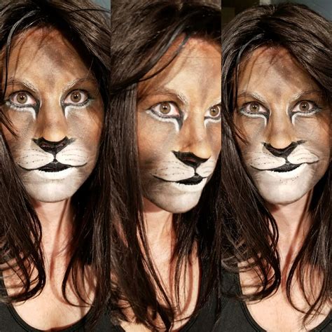 Lion makeup Lion Makeup, Animal Makeup, Face Paint Makeup, Cat Makeup ...