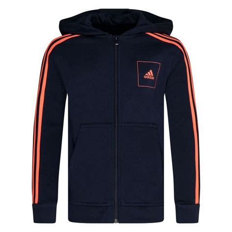 adidas Athletics Club Hoodie - Collegiate Navy/Orange Kids | www ...