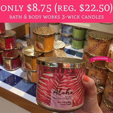 Only $8.75 (Regular $22.50) Bath & Body Works 3-Wick Candles - Deal ...