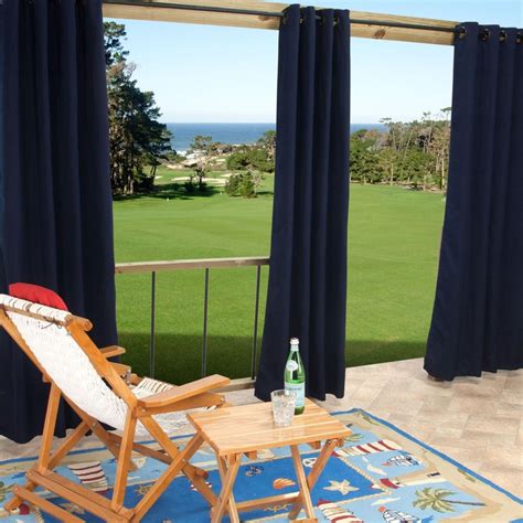 25 Photos Extra Long Outdoor Curtain Rods