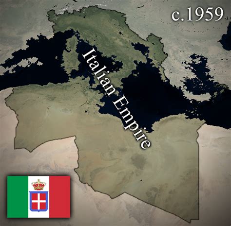 Italian Empire Map : Italian Empire Map Never Was : The area around ...