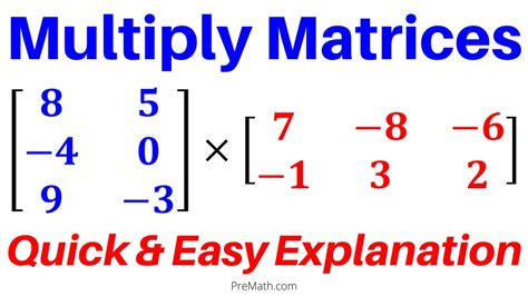 How to Multiply Matrices with Different Dimensions | Step-by-Step ...