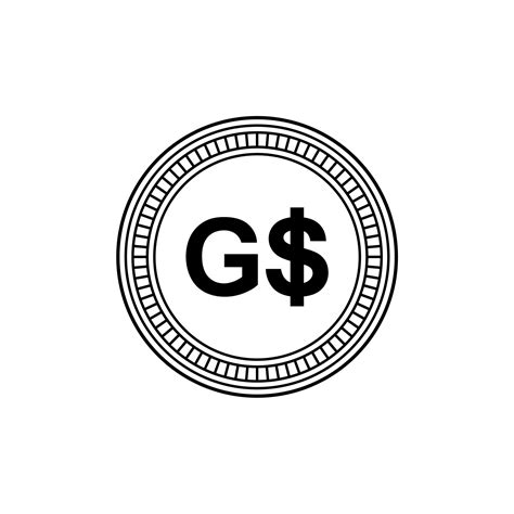 Guyana Currency, Guyanaese Dollar Icon, GYD Sign. Vector Illustration ...