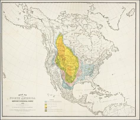 Map: Bison distribution in North America