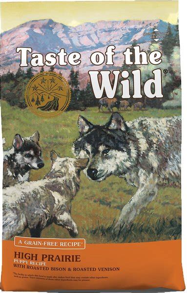 TASTE OF THE WILD High Prairie Puppy Formula Grain-Free Dry Dog Food ...