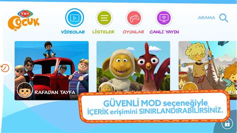 TRT Çocuk Mobil İndir - Android İçin Çizgi Film Uygulaması - Tamindir