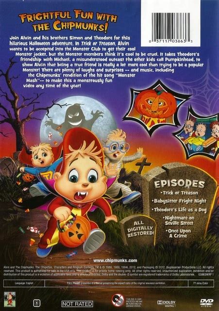 Image - The Halloween Collection DVD Back Cover.jpg | Alvin and the ...