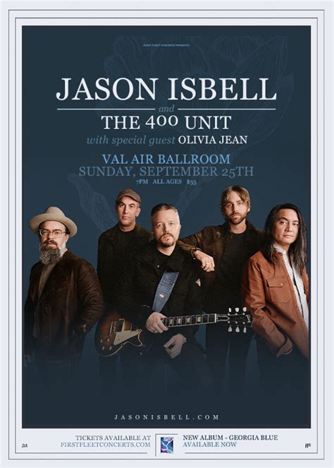 Jason Isbell And The 400 Unit Tickets at Val Air Ballroom in West Des ...