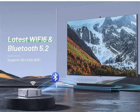 CIBEST G1 Projector 4K Support 5G WiFi Bluetooth Native 1080P with Bag ...