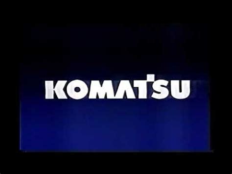 Komatsu Logo History - YouTube