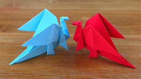 How to Make Easy Origami Dragon - Origami Dragon - DIY 3D Paper Dragon ...