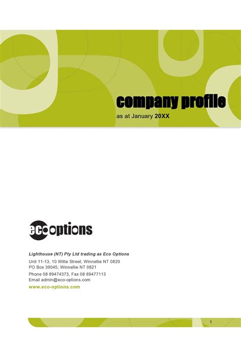 50 Professional Company Profile Templates [Word] ᐅ TemplateLab