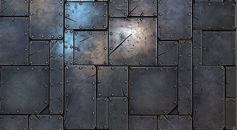 Metal Plate Tile 01 | Tiles texture, Game textures, Metal texture