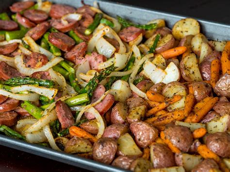 Kielbasa Veggie Sheet Pan Dinner - loversrecipes